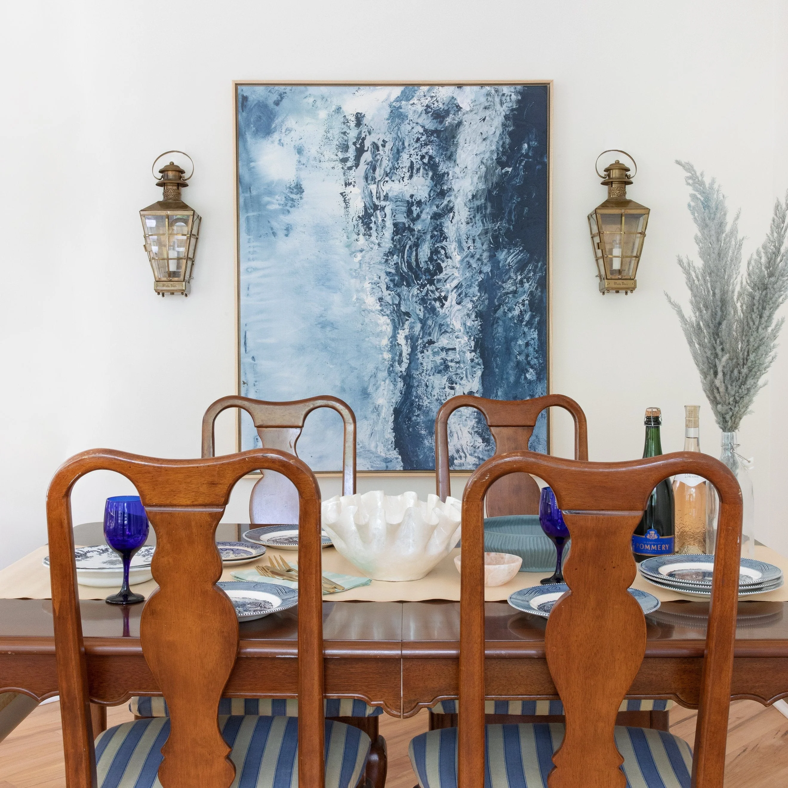 Aerial Ocean Canvas Wall Art - Image 6