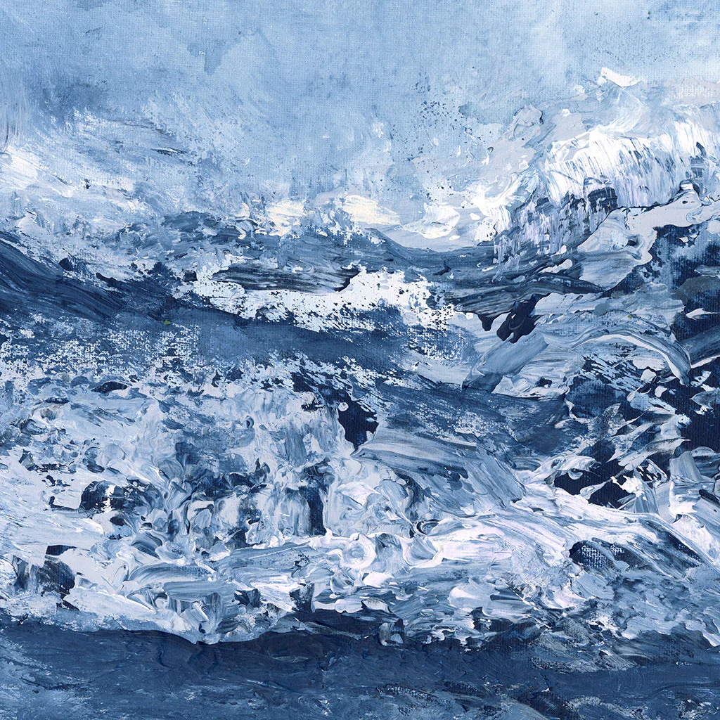 Aerial Ocean Canvas Wall Art - Image 4