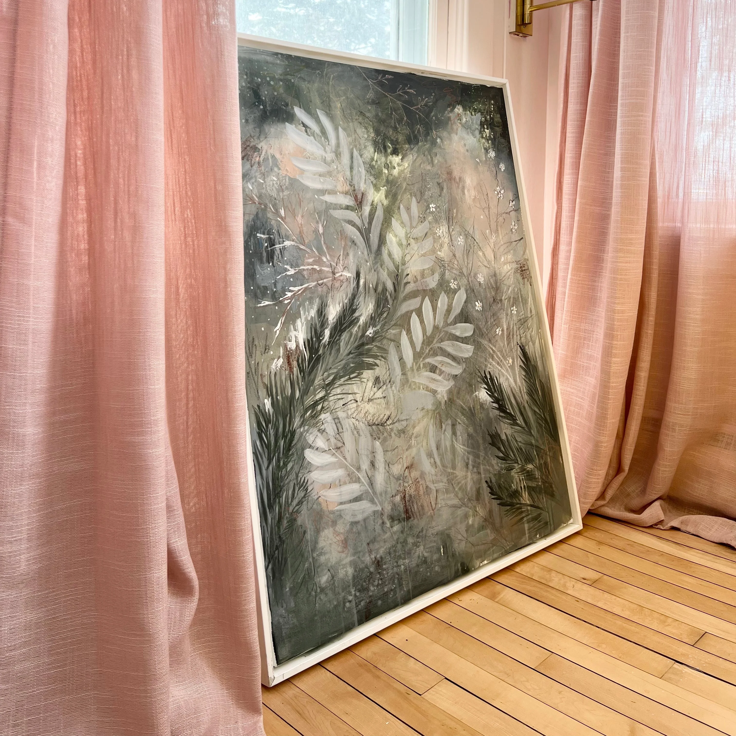 Blossom & Pine Canvas Wall Art - Image 4