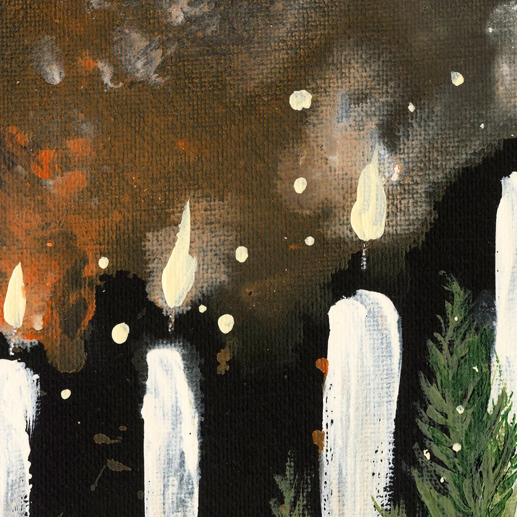 Candles Aglow Canvas Wall Art - Image 3