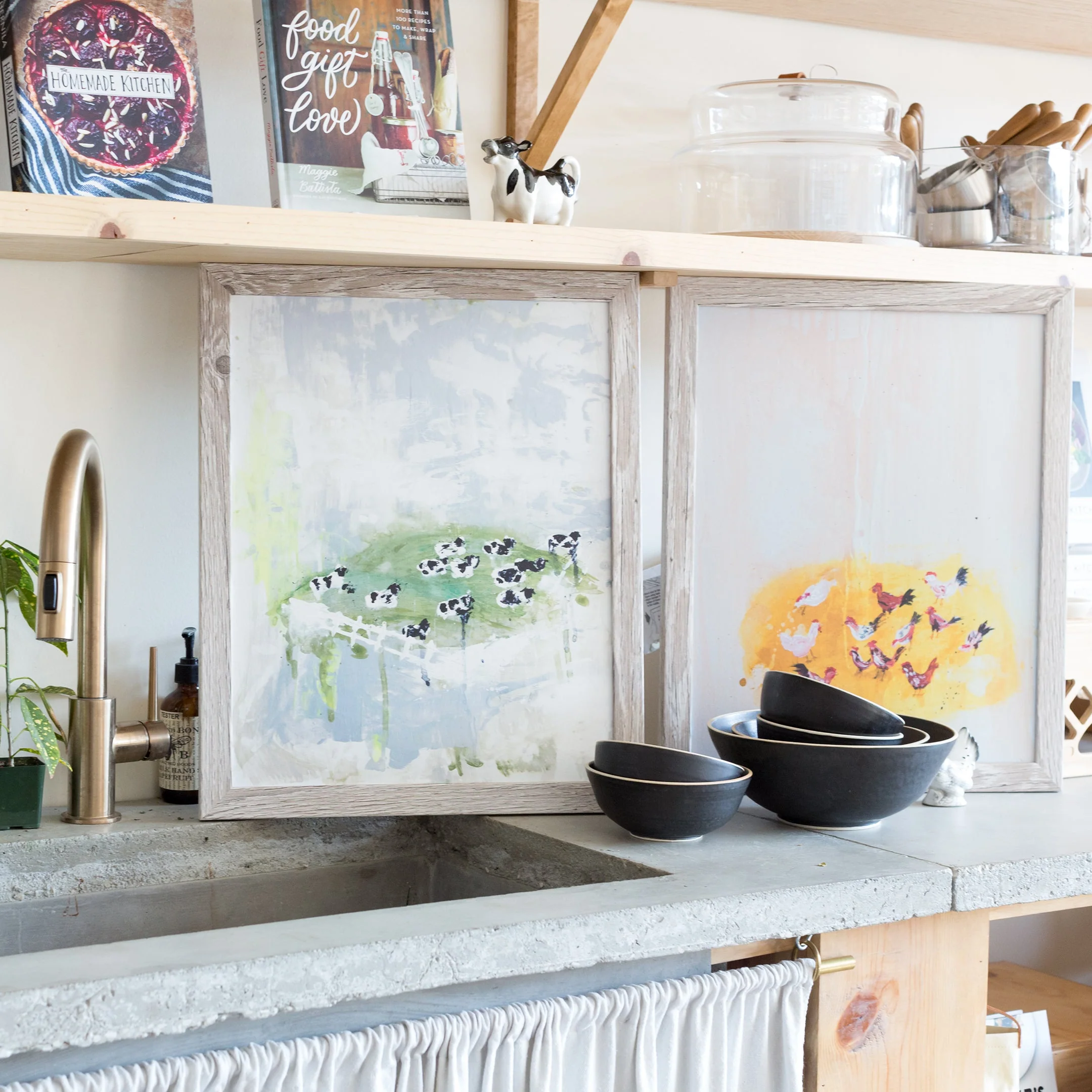 Cheery Chickens Canvas Wall Art - Image 3