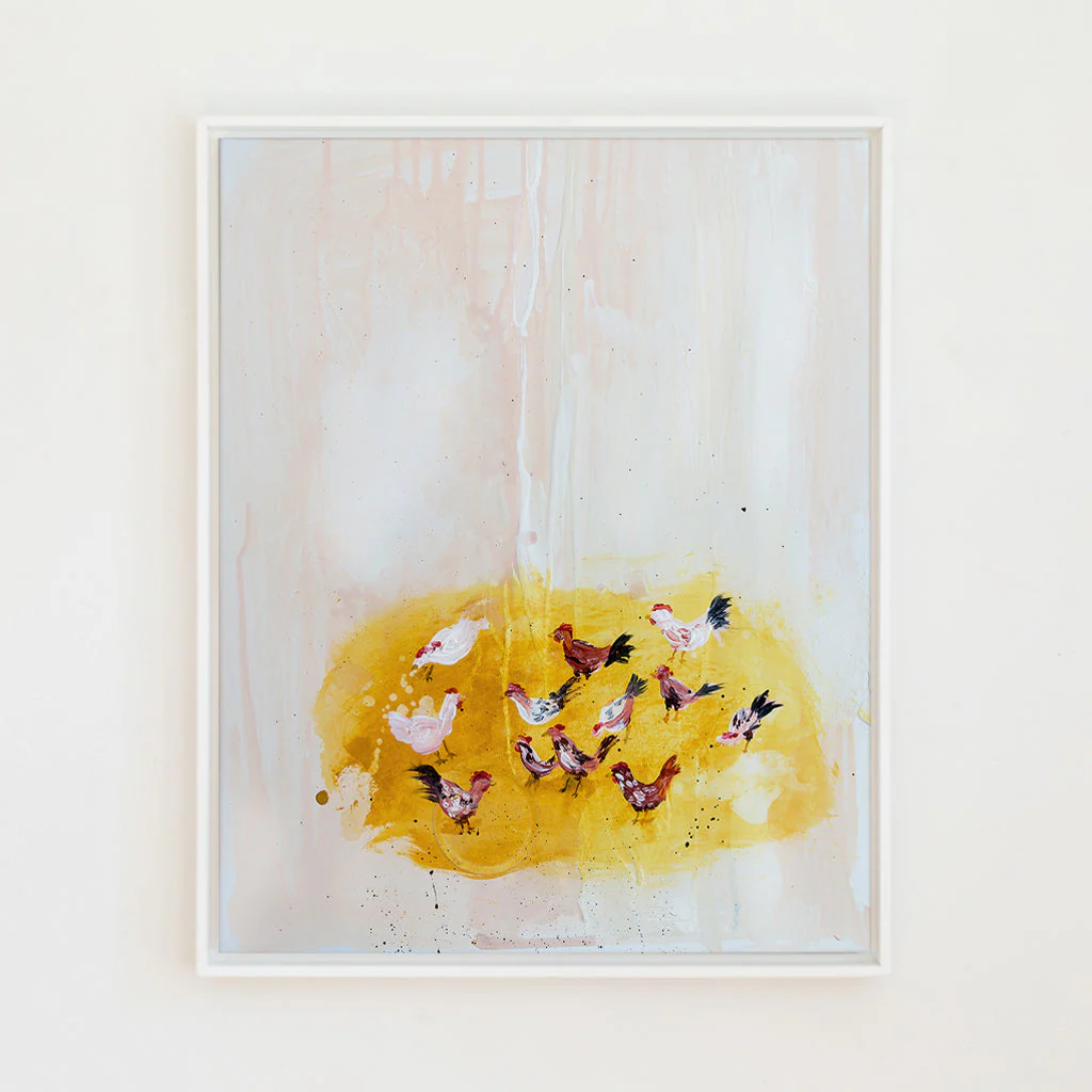 Cheery Chickens Canvas Wall Art - Image 7