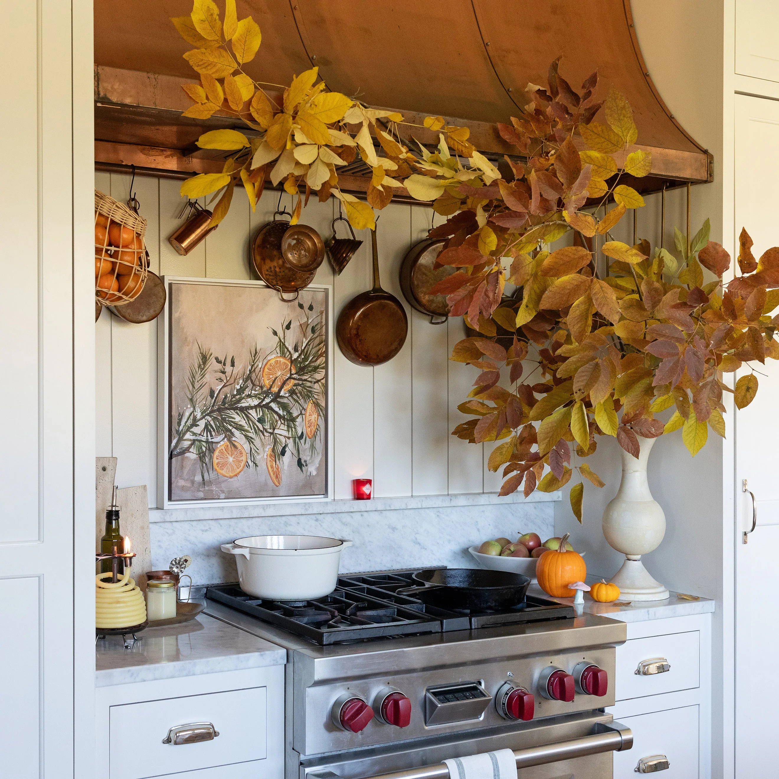 Citrus Garland, Vertical Canvas Wall Art - Image 10