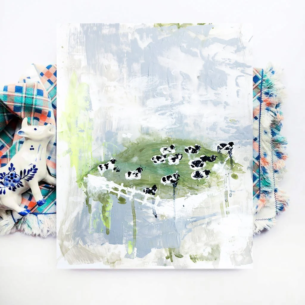 Contented Cows Canvas Wall Art - Image 7