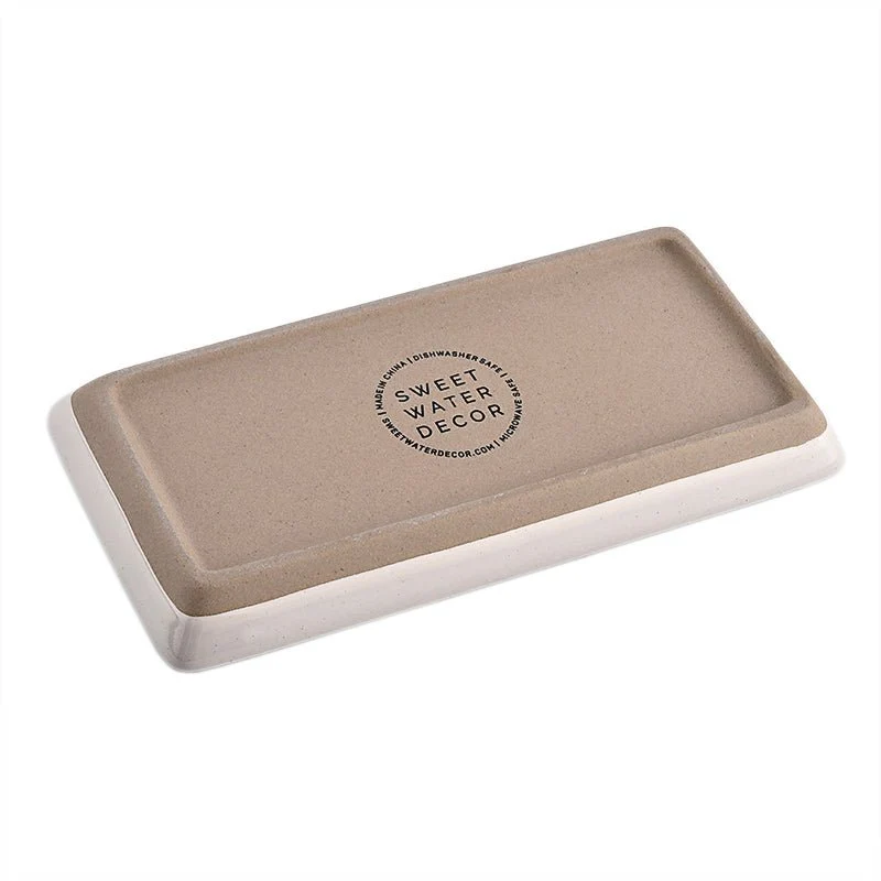 Cream Stoneware Tray - Image 12