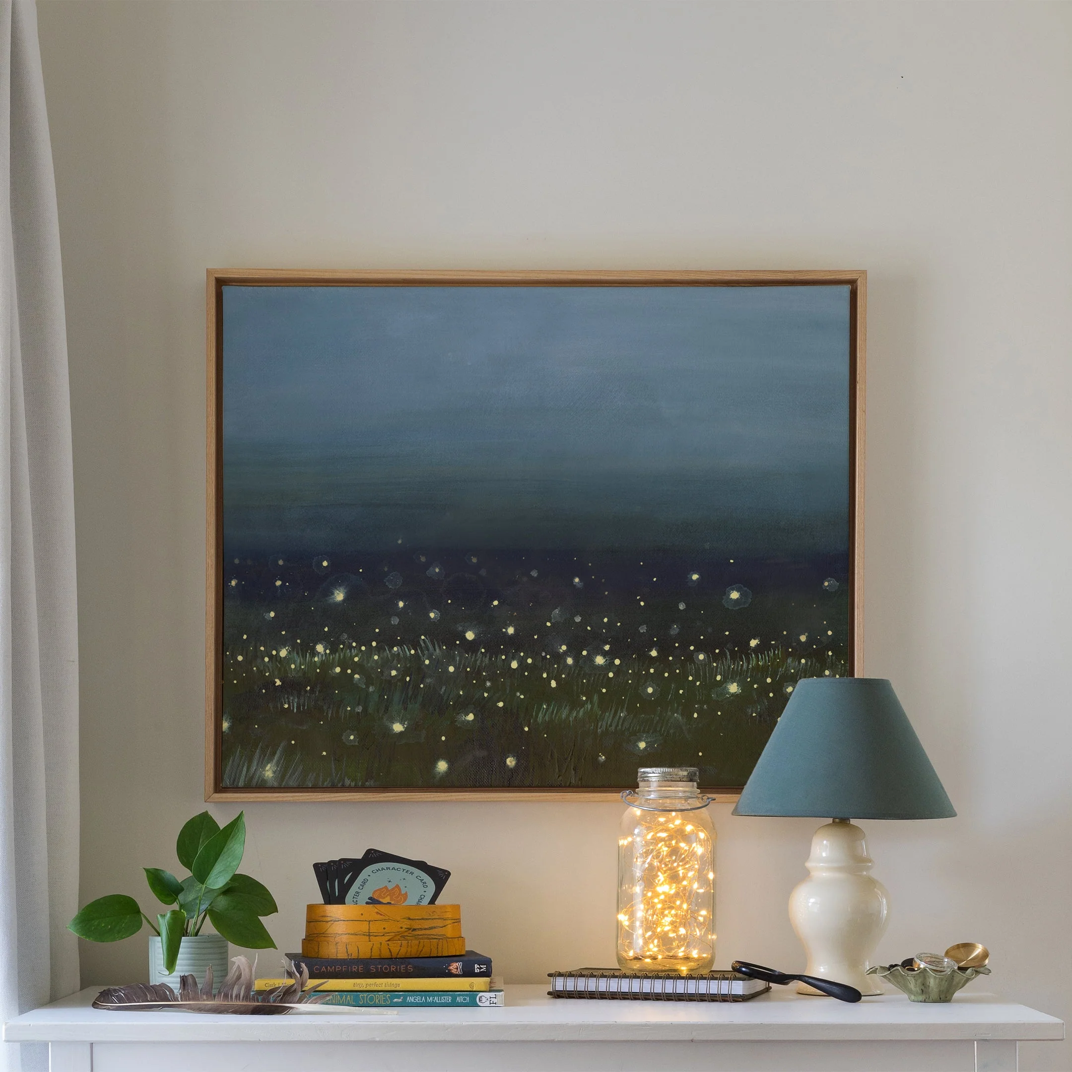 Firefly Field Canvas Wall Art - Image 5
