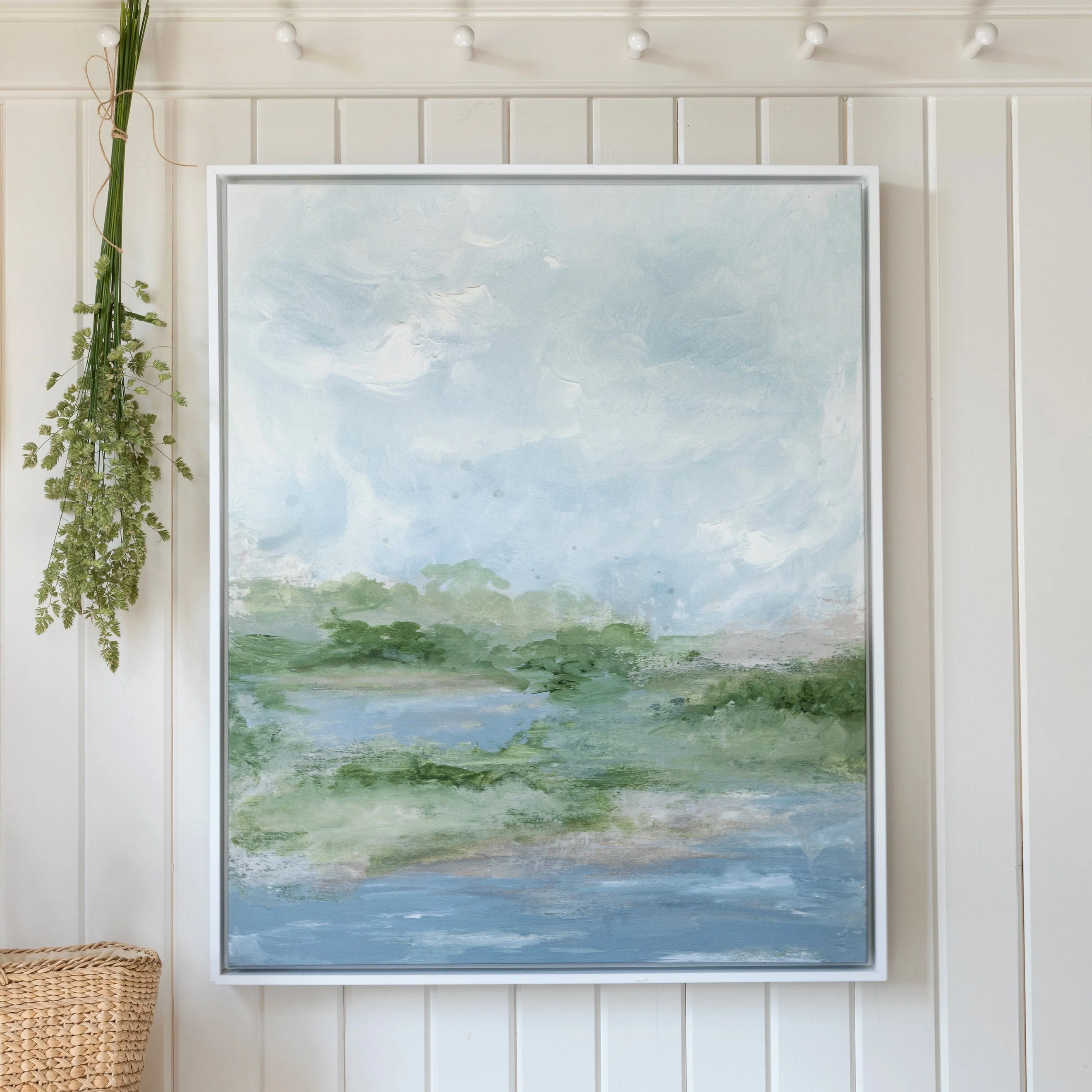 Green Pastures Canvas Wall Art - Image 4