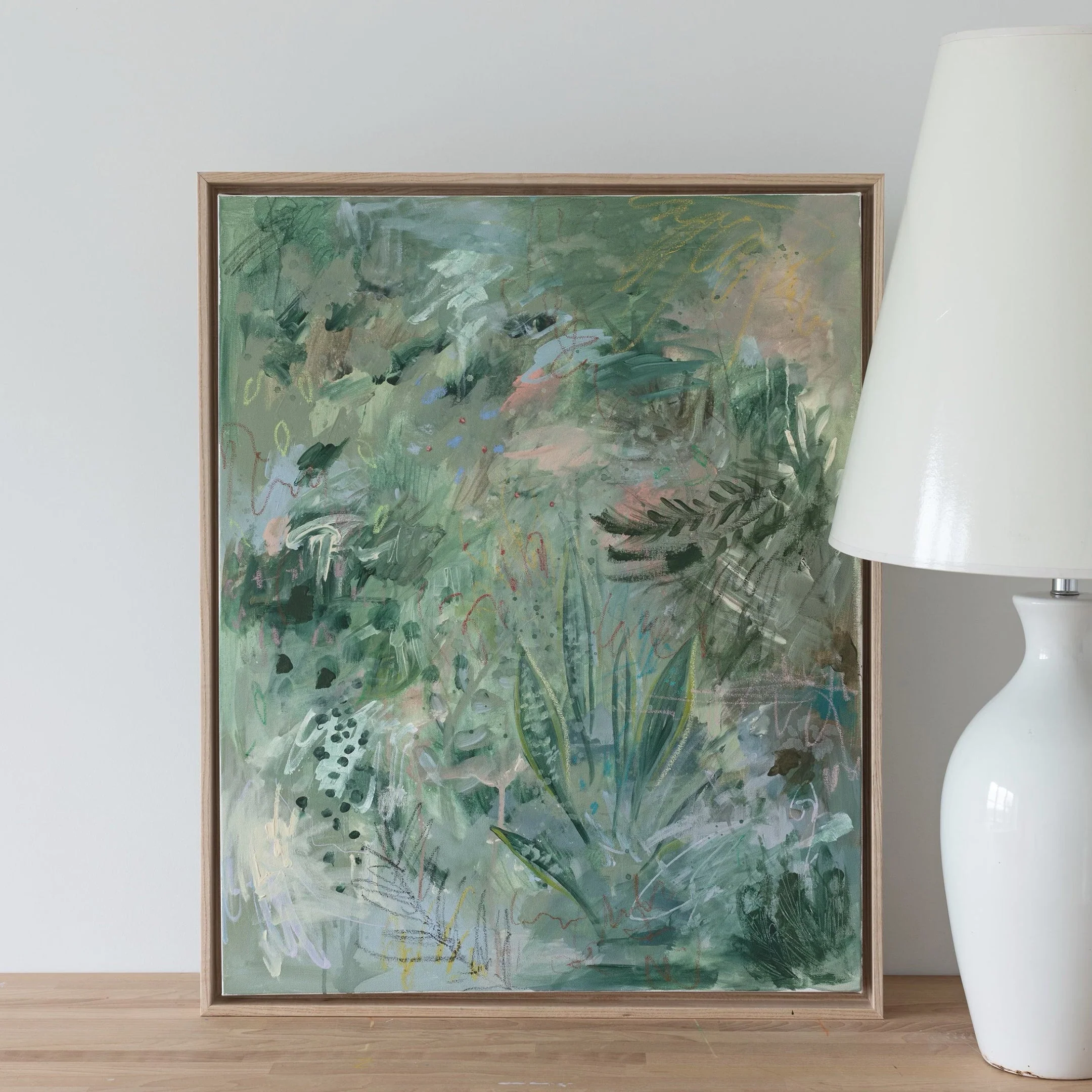Lush Garden Canvas Wall Art - Image 5