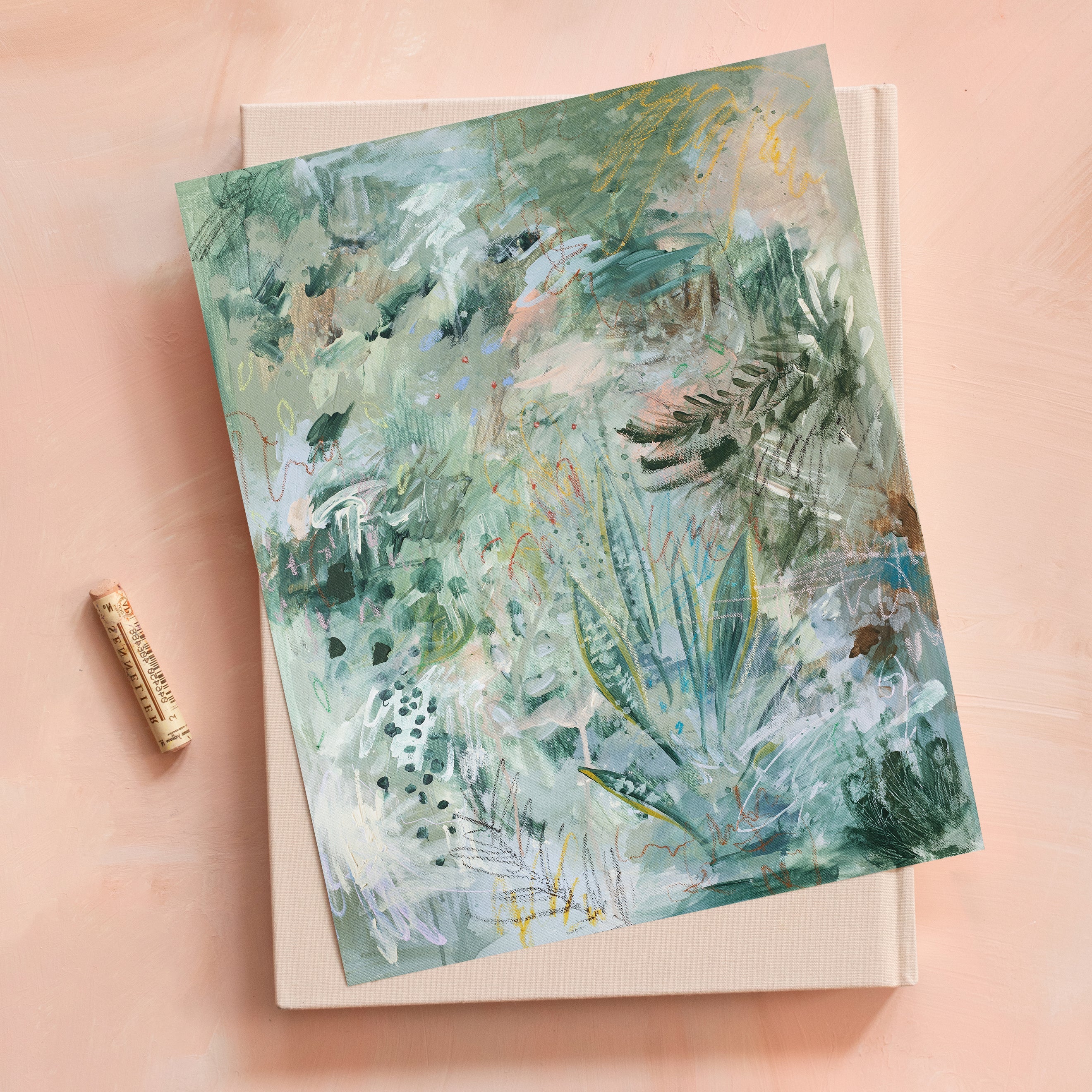 Lush Garden Canvas Wall Art - Image 7