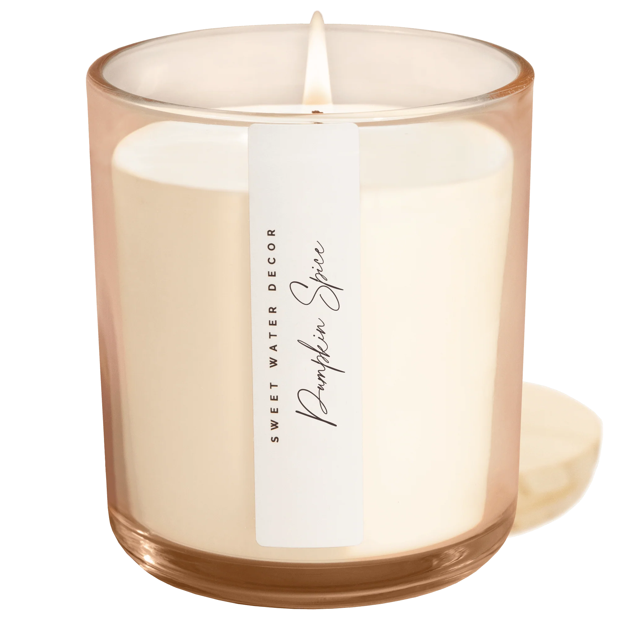 Pumpkin Spice Soy Candle (12oz Tinted Glass Jar) - Image 3