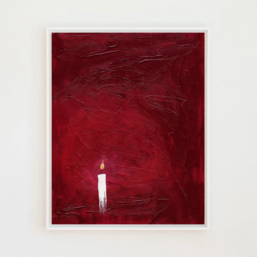 Remembrance Candle Canvas Wall Art - Image 4