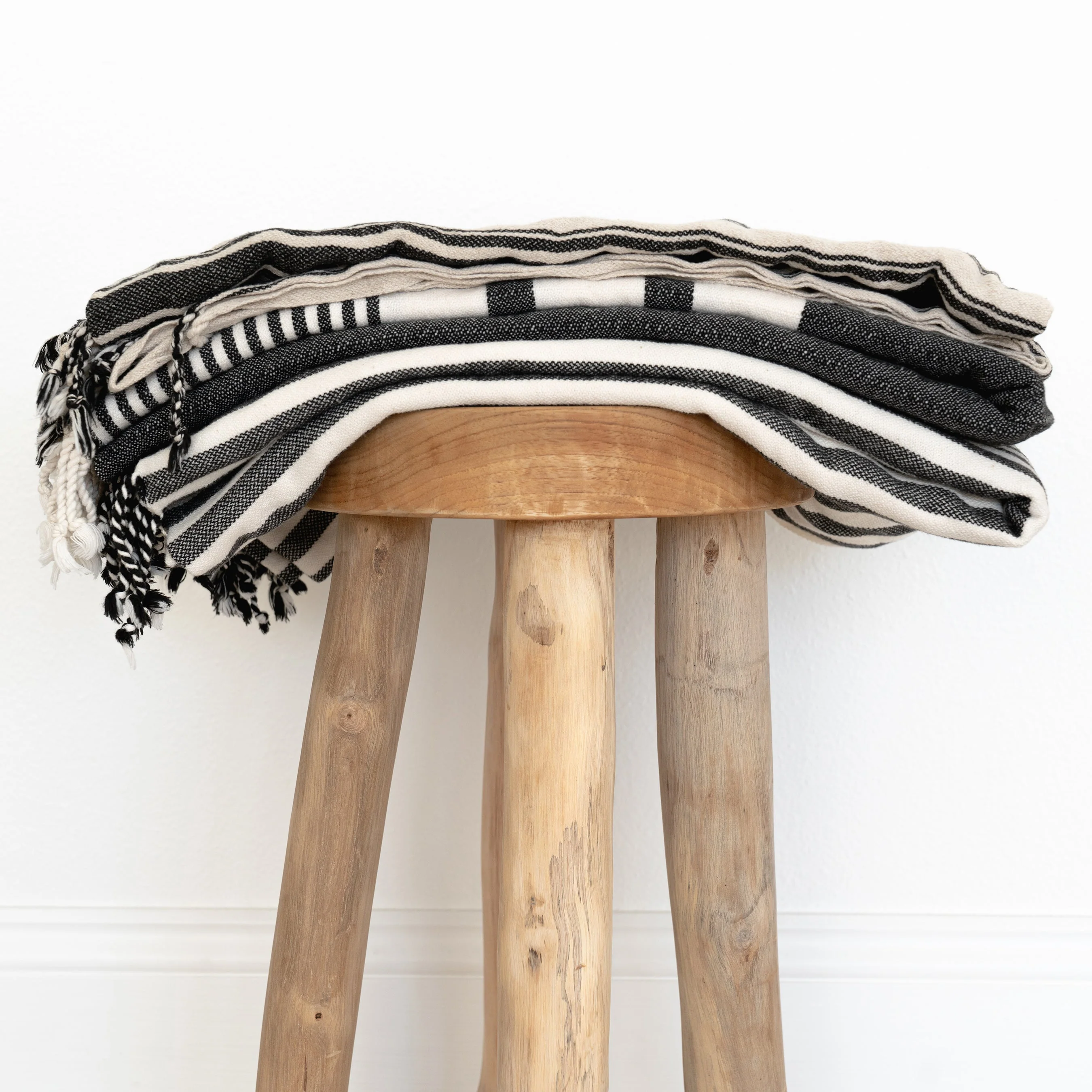 Solid Teak Stool - Image 5